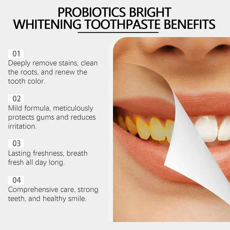Vital Smile™ Pasta do zębów Super Probiotic-6 z 6 probiotykami