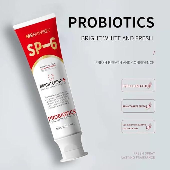 Vital Smile™ Pasta do zębów Super Probiotic-6 z 6 probiotykami