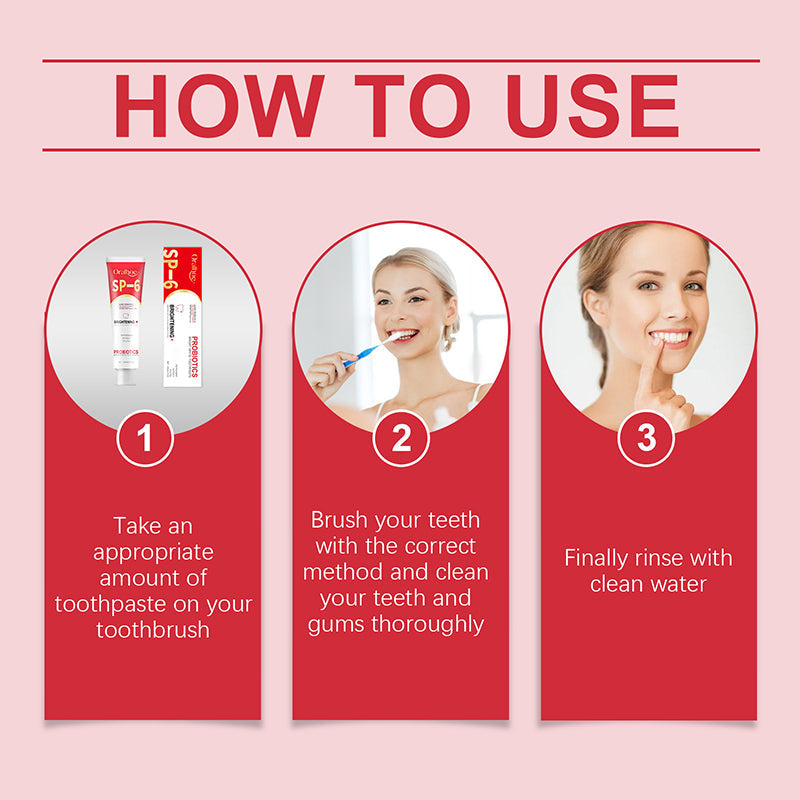 Vital Smile™ Pasta do zębów Super Probiotic-6 z 6 probiotykami