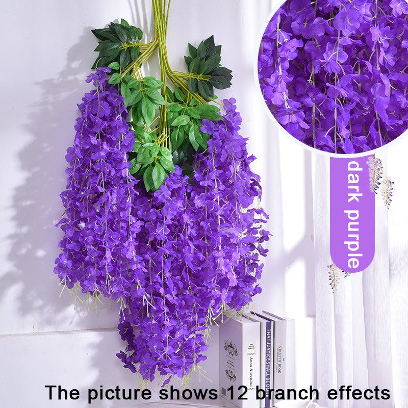 Wisteria™ Sztuczne kwiaty glicynii 12 sztuk