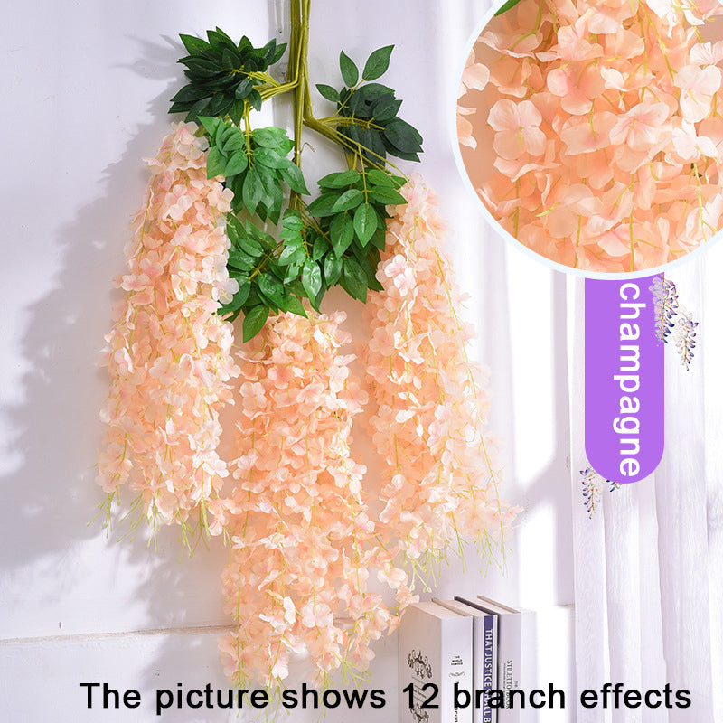 Wisteria™ Sztuczne kwiaty glicynii 12 sztuk