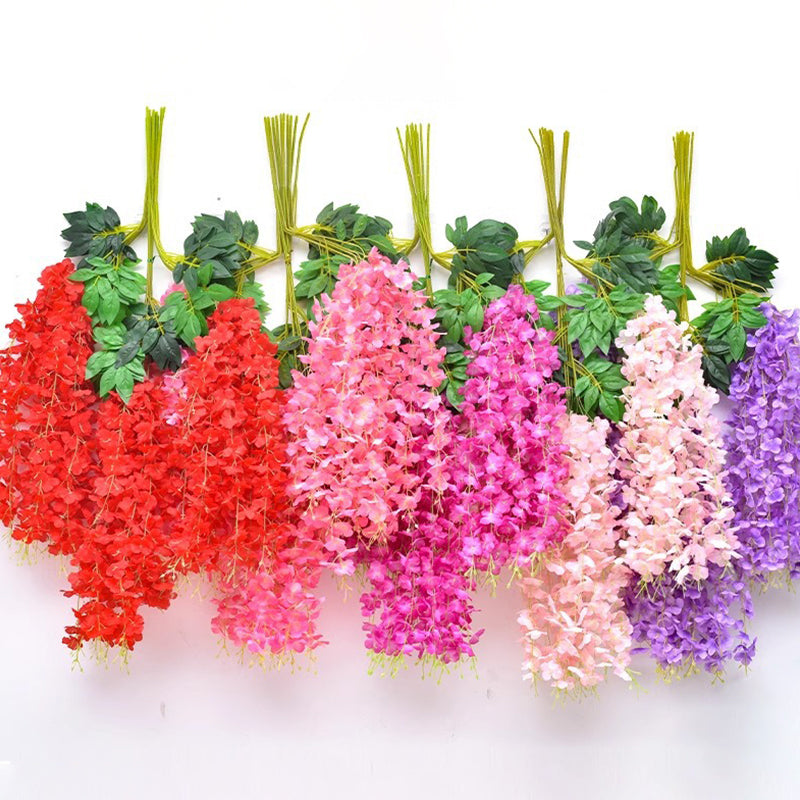 Wisteria™ Sztuczne kwiaty glicynii 12 sztuk