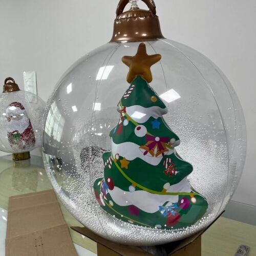 YuleSphere™ Świąteczna nadmuchiwana bombka z oświetleniem LED