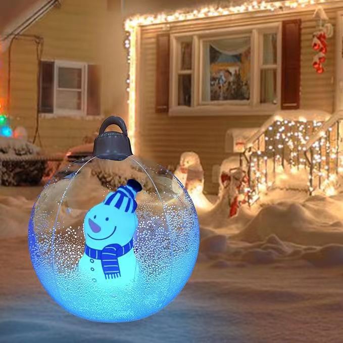 YuleSphere™ Świąteczna nadmuchiwana bombka z oświetleniem LED
