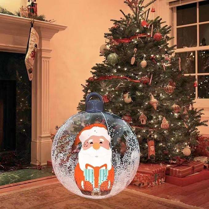 YuleSphere™ Świąteczna nadmuchiwana bombka z oświetleniem LED