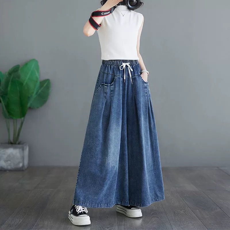 Zarina Zollo™ Dżinsy Vintage z szerokimi nogawkami