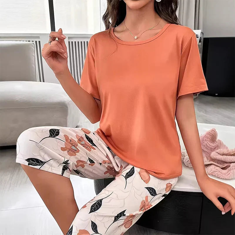 Milena Conserva™ Wygodny zestaw loungewear ze stretchu na relaksujące weekendy