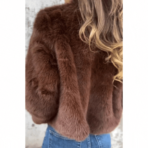 Adalgisa Paonessa™ Kurtka casual z futrem