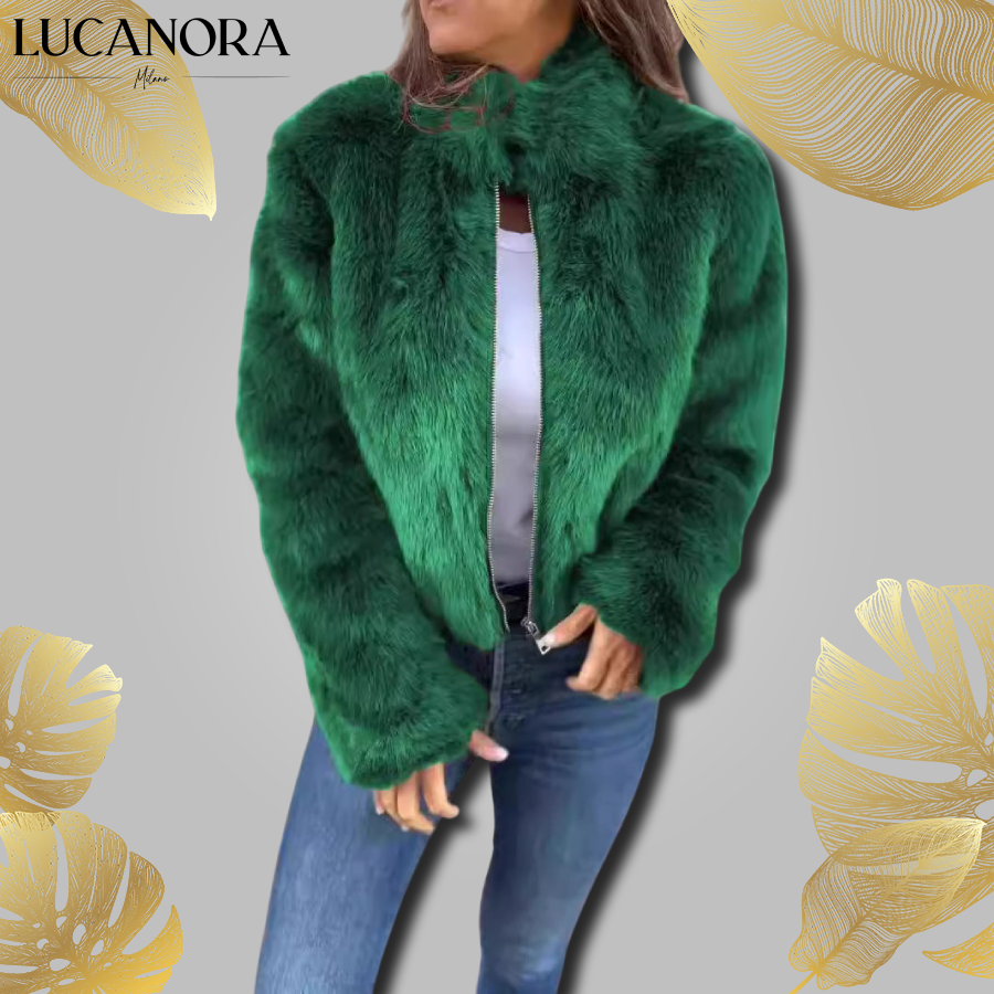 Adalgisa Paonessa™ Kurtka casual z futrem