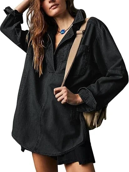 Agata Zerbo™ Stylowa koszula jeansowa