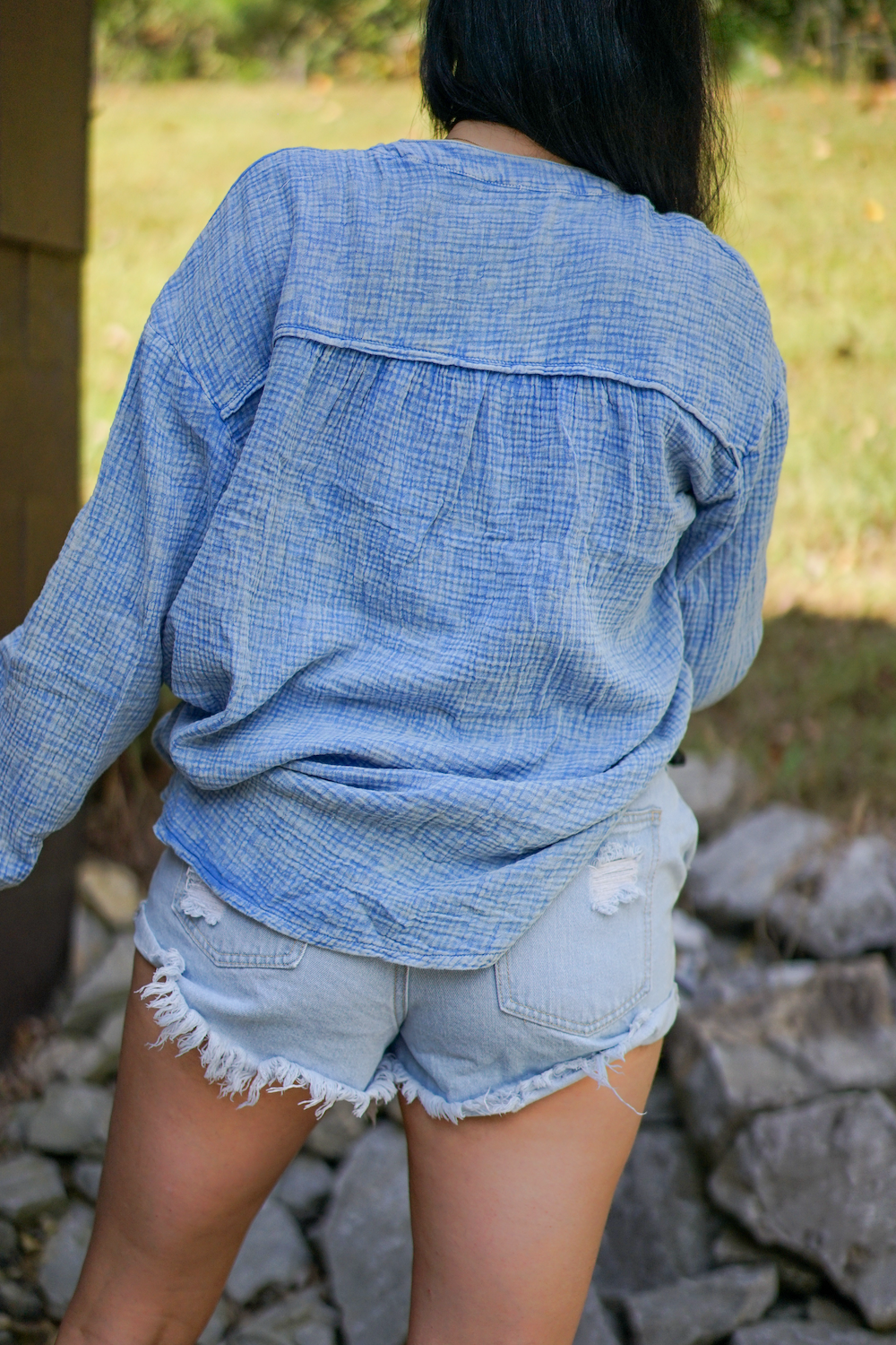 Alessia Belfi™ koszula damska w stylu casual z guzikami