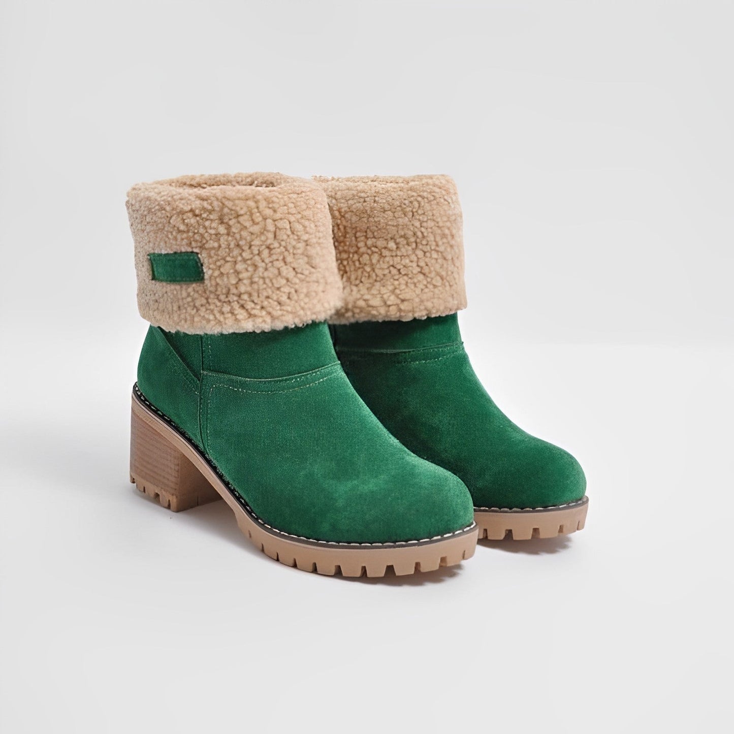 Angeline Bellamy™ Stylowe ciepłe buty zimowe z kożuszkiem