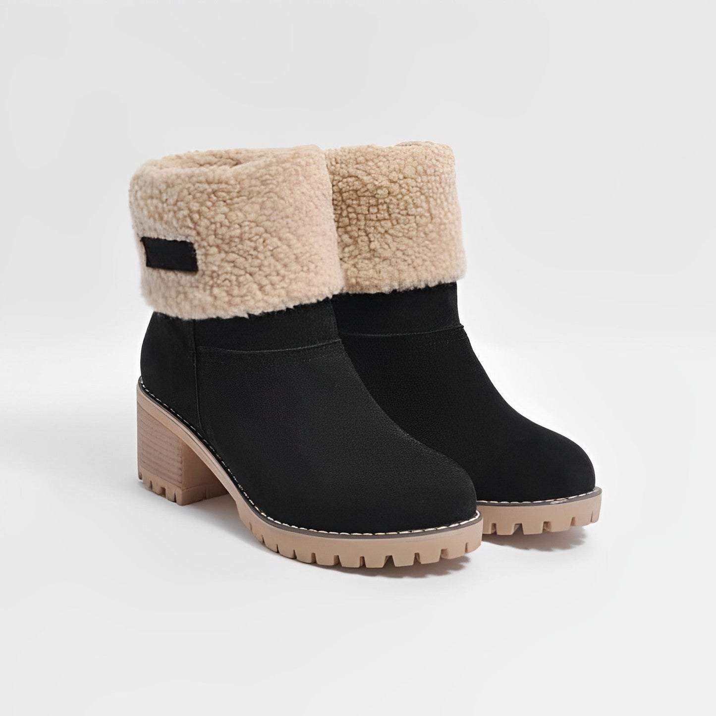 Angeline Bellamy™ Stylowe ciepłe buty zimowe z kożuszkiem