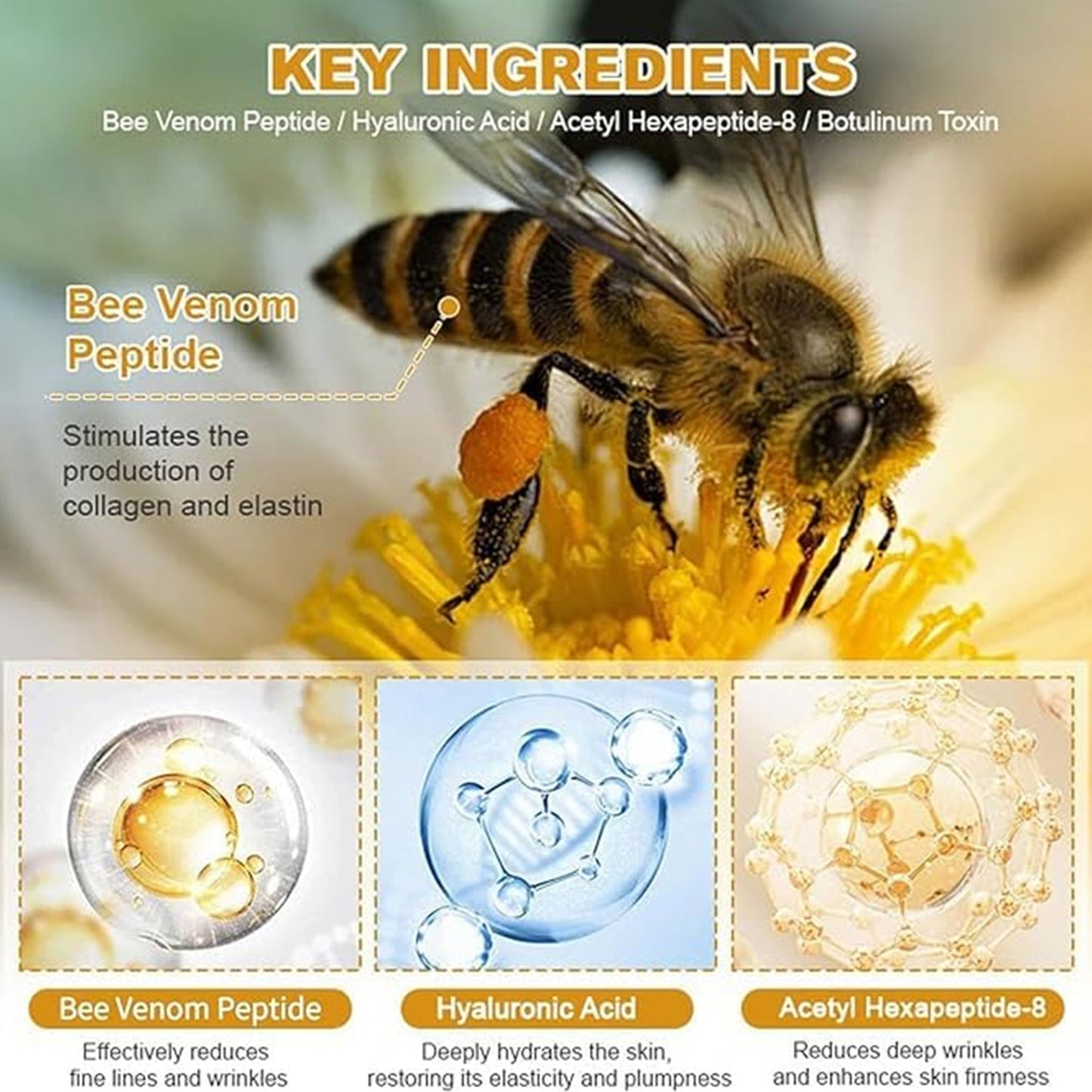 Apitherapy™ Ujędrniający krem do twarzy z jadem pszczelim