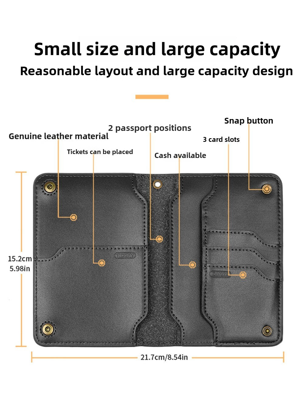 Apsora™ Wielofunkcyjny portfel podróżny