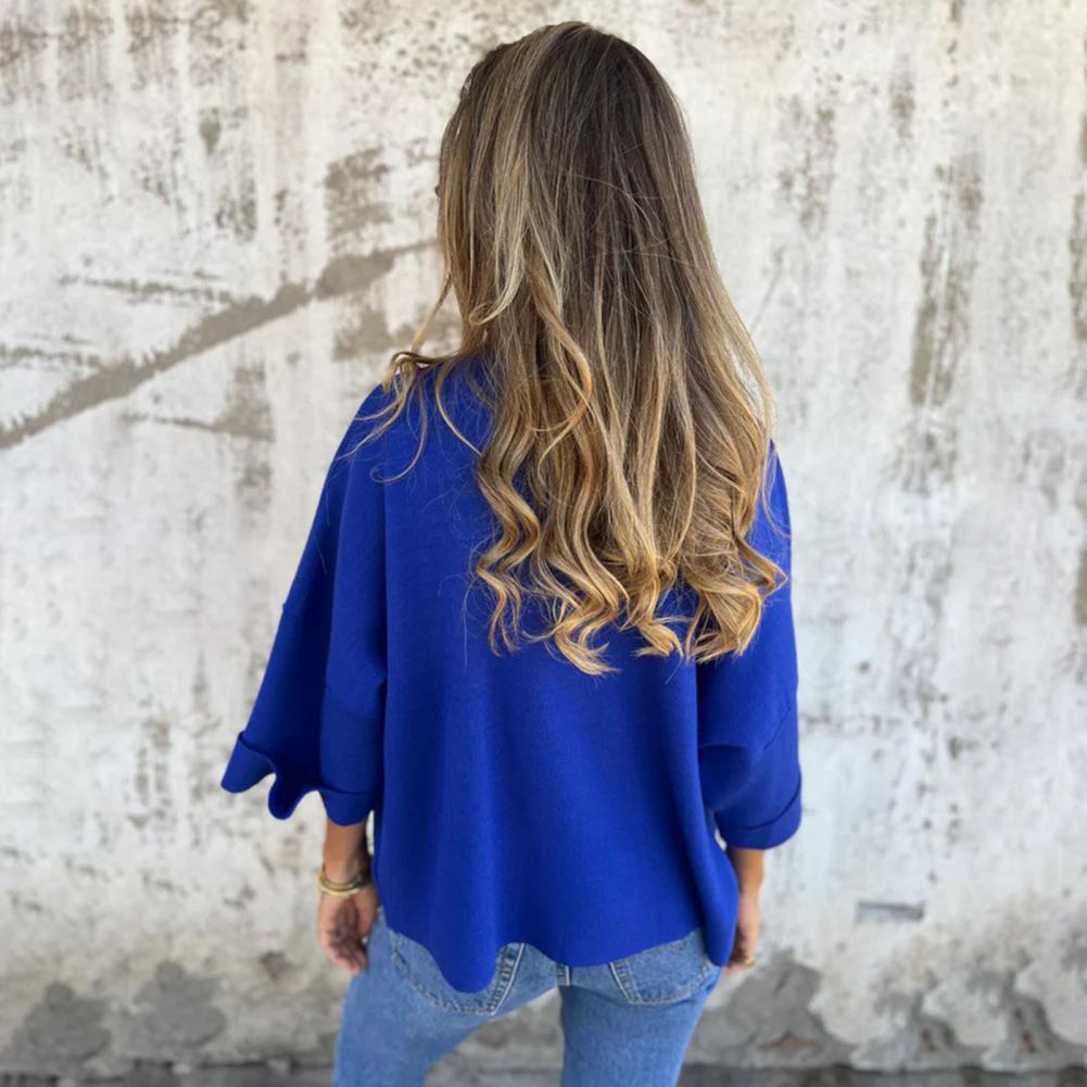 Aza Galati™ Casualowy kardigan ze sztucznego zamszu