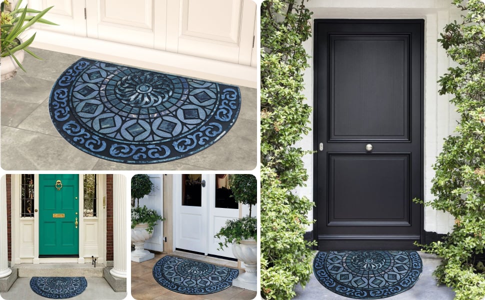 BohoMat™ Wycieraczka półokrągła