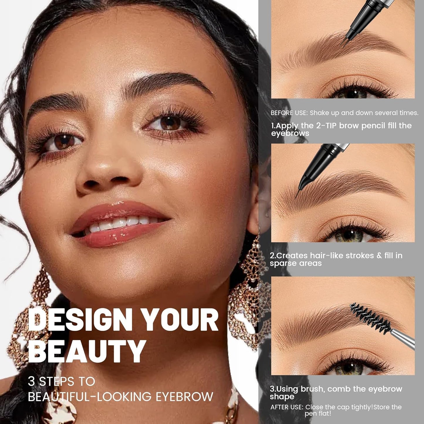 BrowMaster™ Kredka do brwi i eyelinera 4D