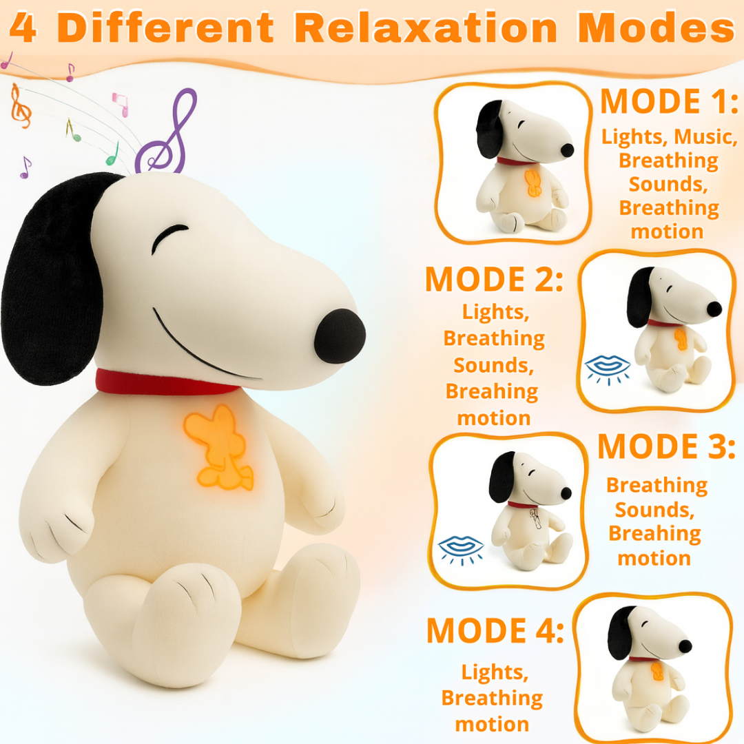 CalmBuddy™ Uspokajający śpiący piesek dla dzieci i dorosłych