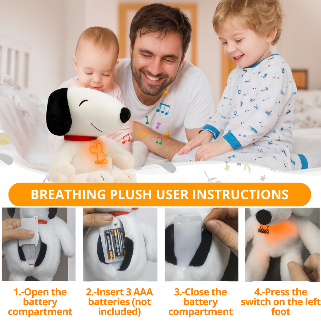 CalmBuddy™ Uspokajający śpiący piesek dla dzieci i dorosłych