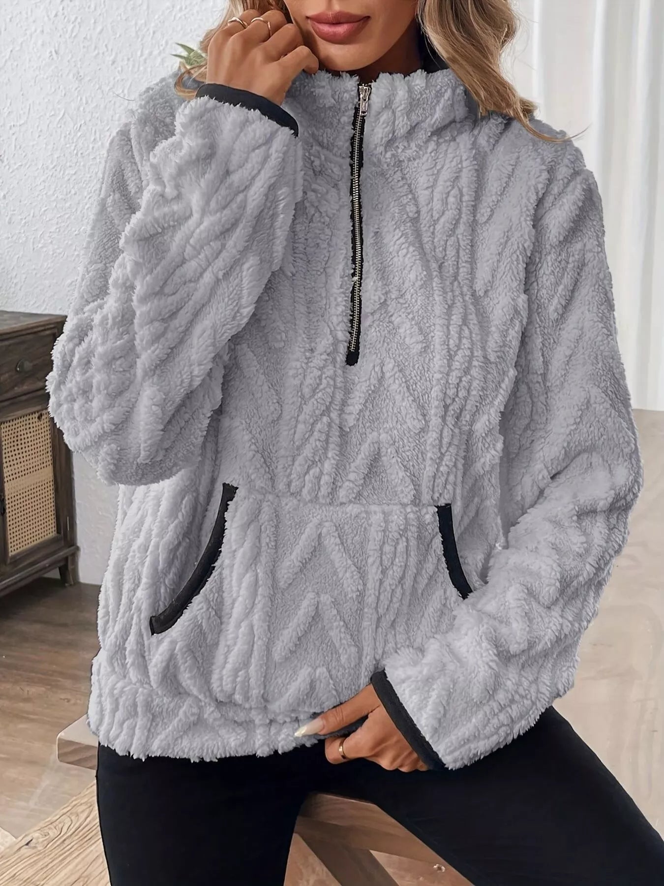 Calogera Balma™ Miękki polarowy sweter