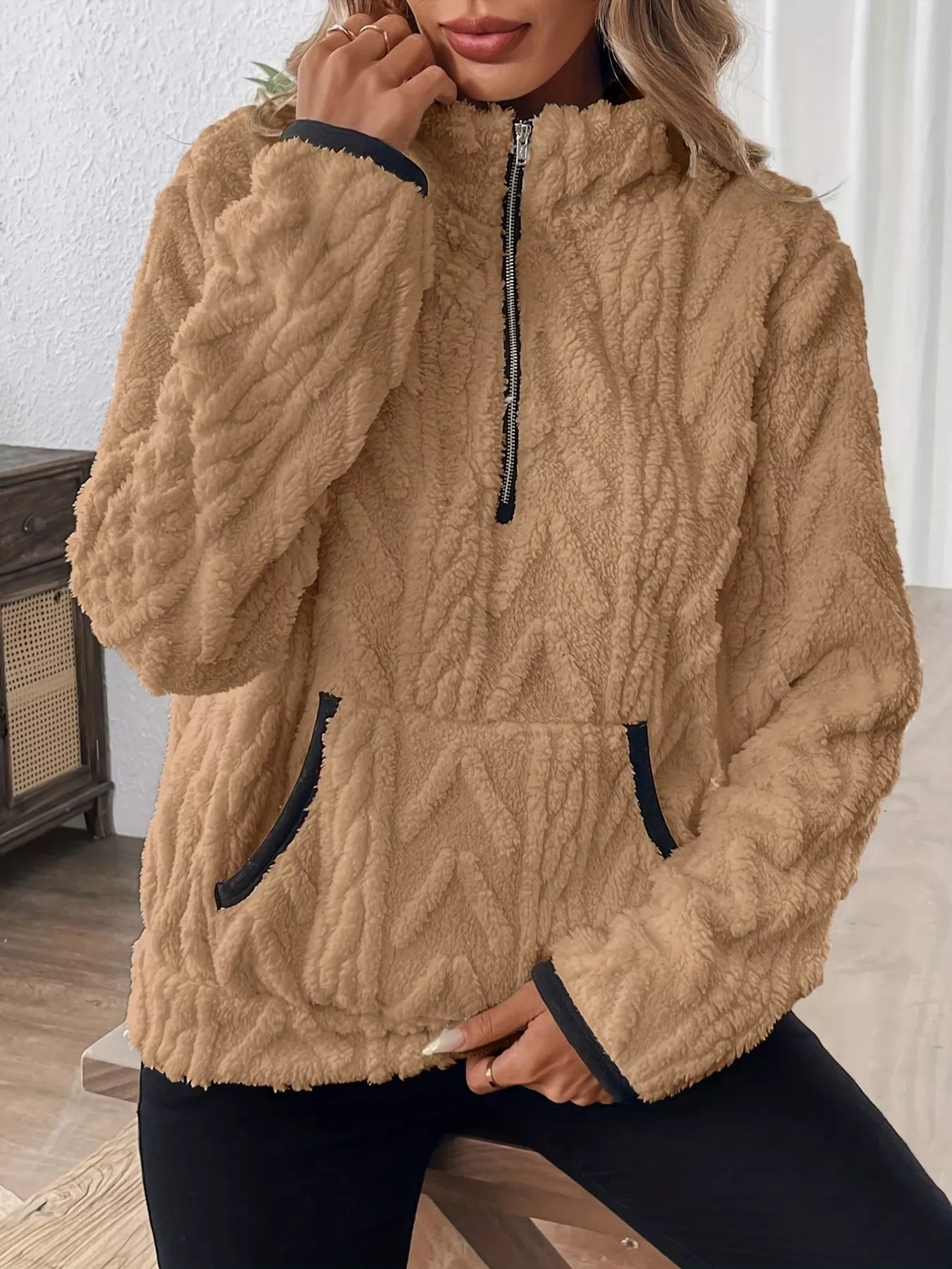 Calogera Balma™ Miękki polarowy sweter