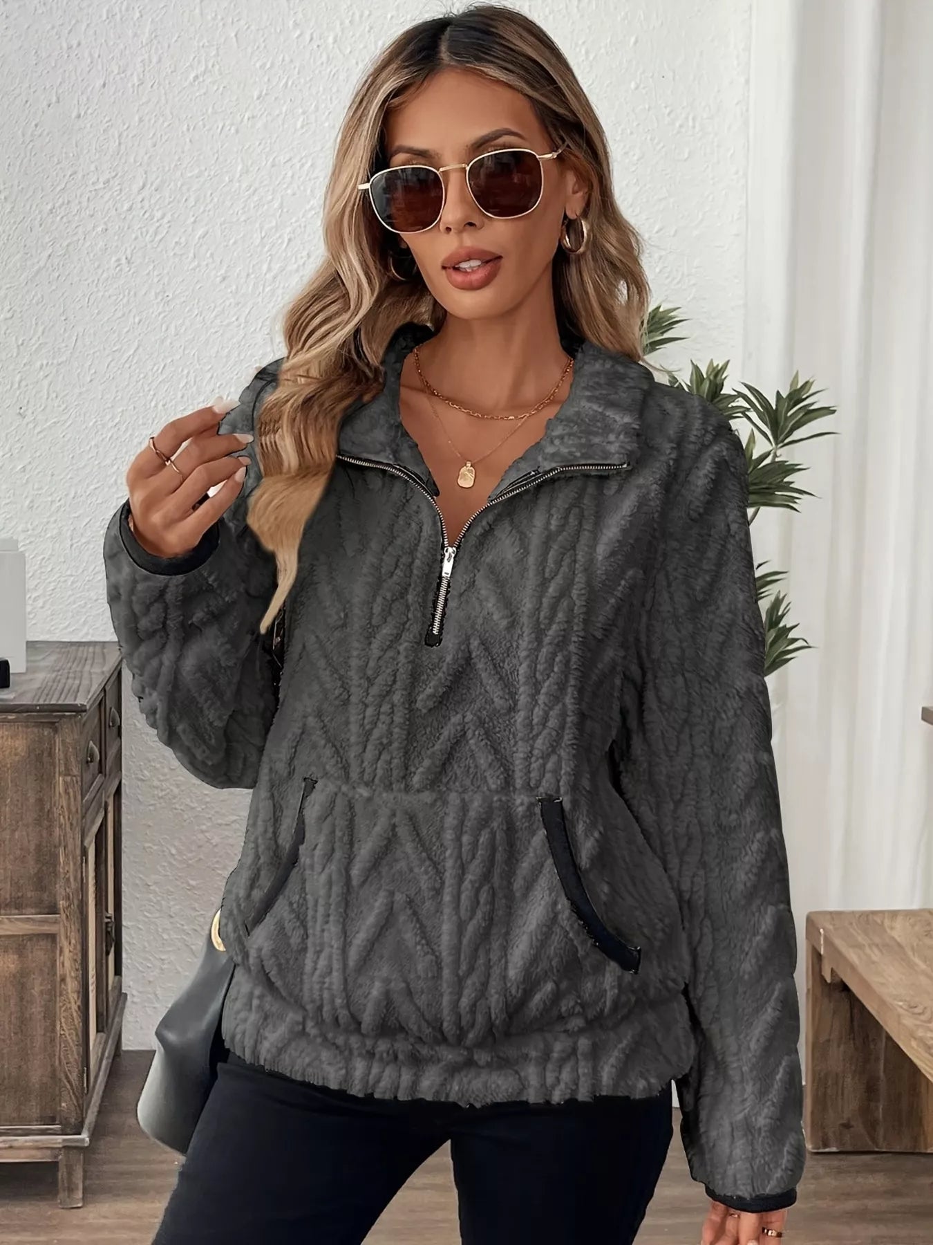 Calogera Balma™ Miękki polarowy sweter