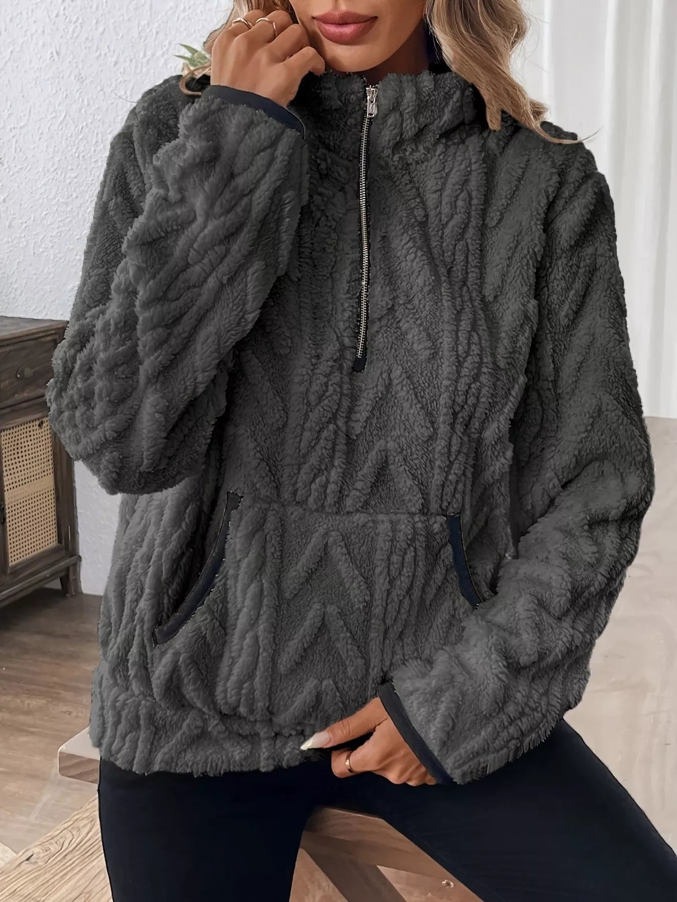 Calogera Balma™ Miękki polarowy sweter