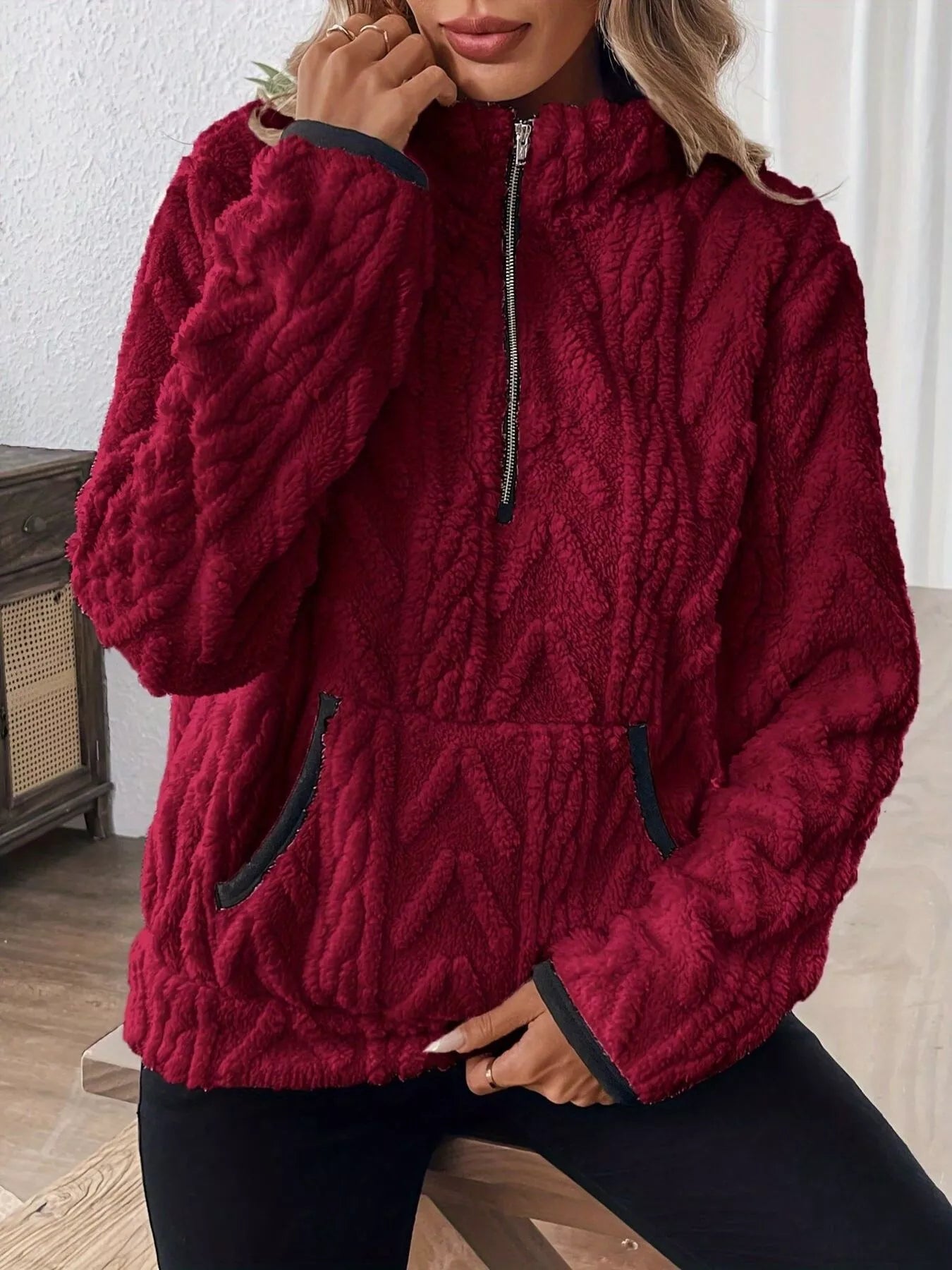 Calogera Balma™ Miękki polarowy sweter