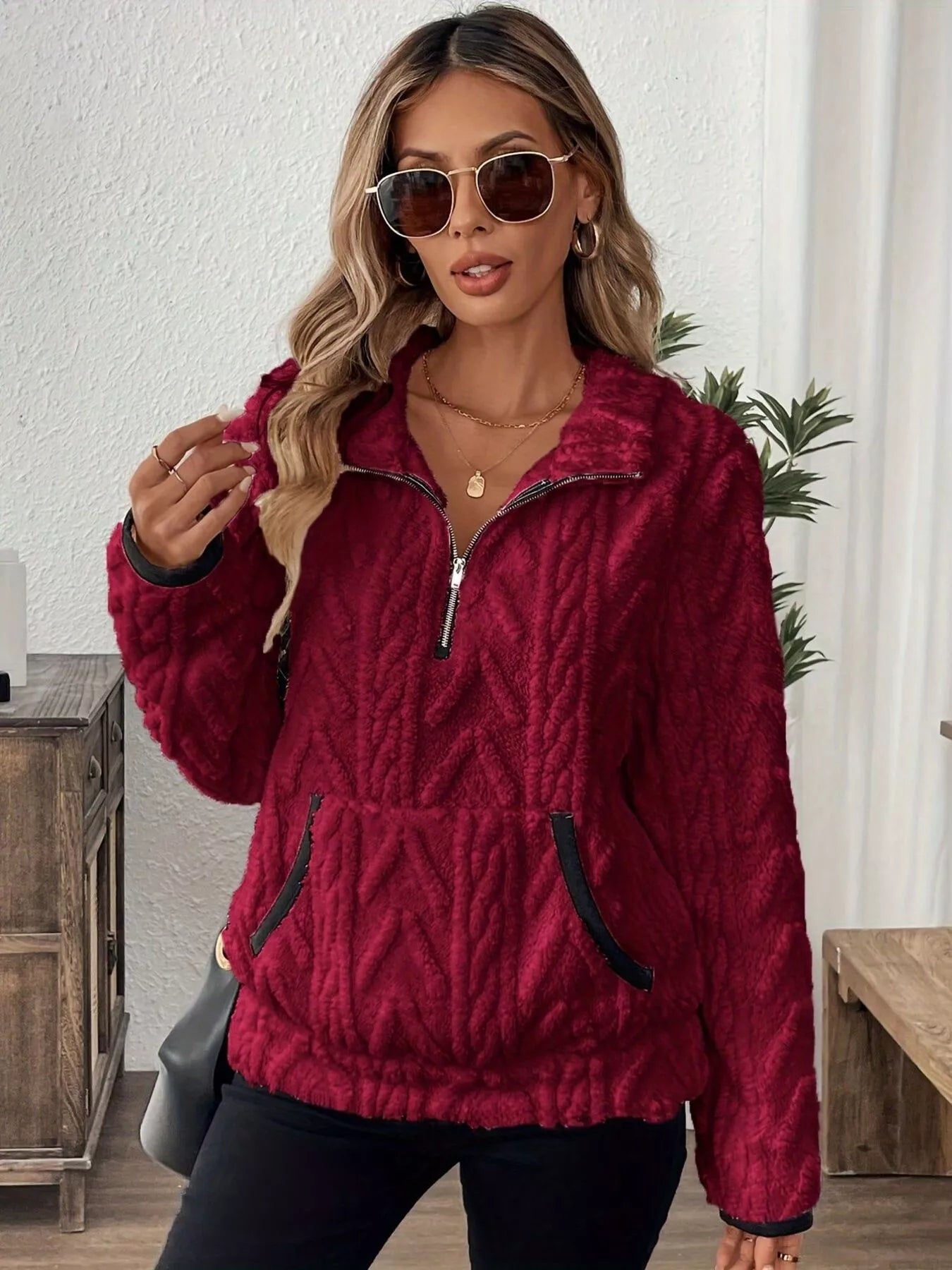 Calogera Balma™ Miękki polarowy sweter