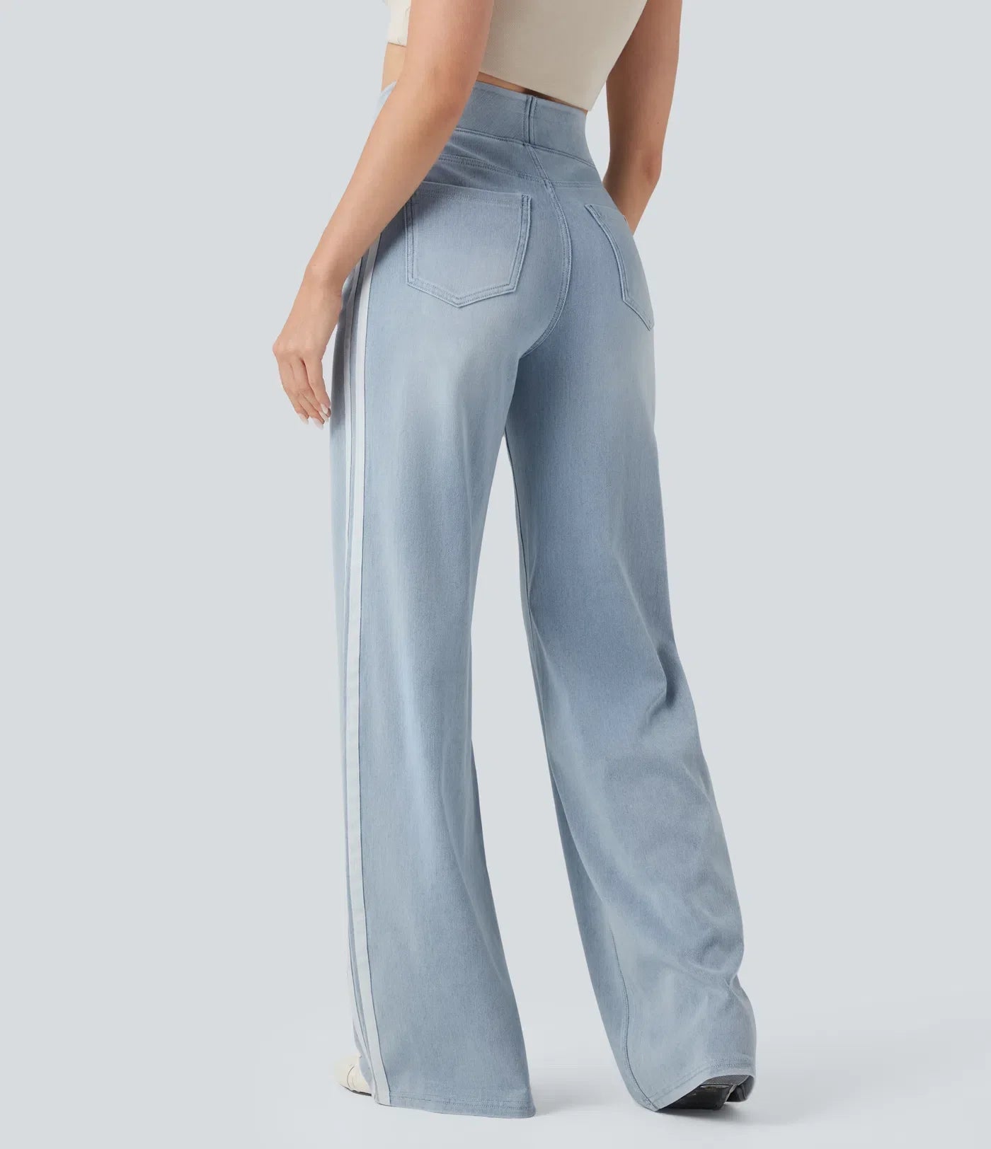 Carola Segalla™ Jeansy z wysokim stanem i elastyczną talią