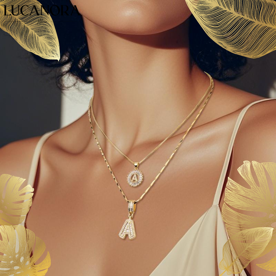 Charmi™ Naszyjnik z inicjałem