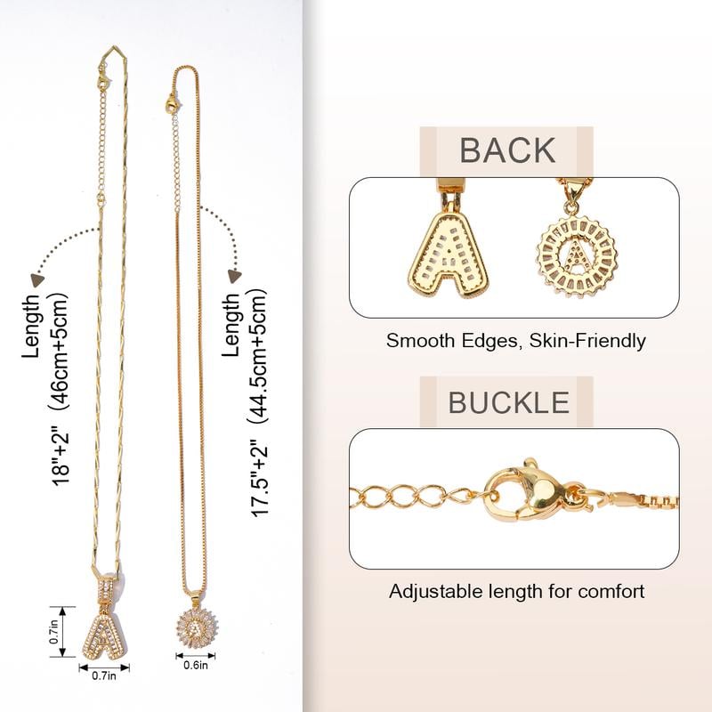 Charmi™ Naszyjnik z inicjałem