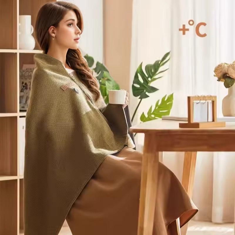 ComfyShawl™ Kompaktowe podgrzewane ponczo