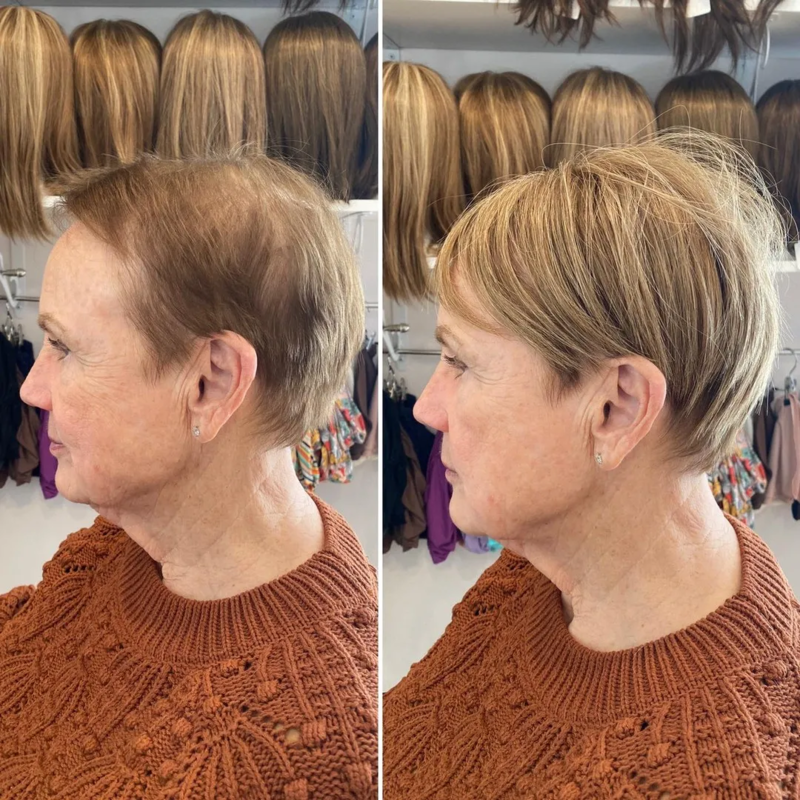 CrownLift™️ Miękka peruka zagęszczająca włosy