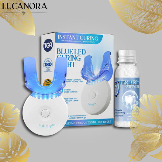 DentBlue™ Lampa utwardzająca światłem niebieskim i materiał do naprawy zębów