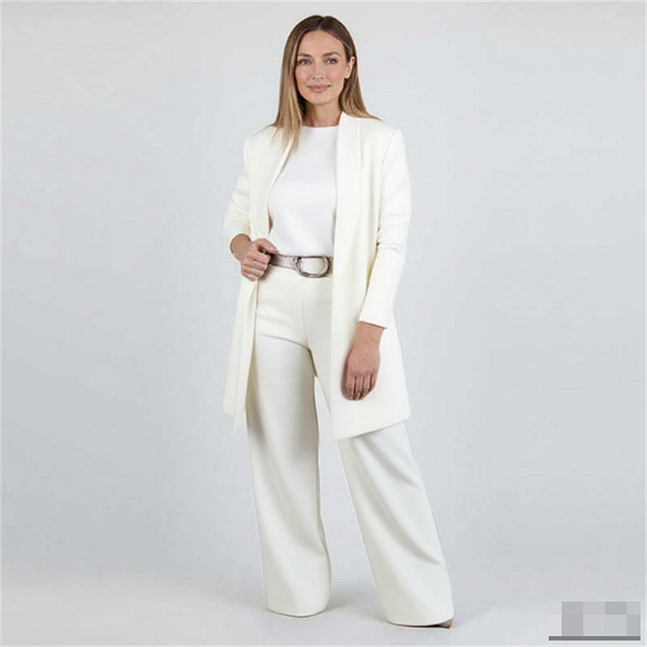 Dora Zanelli™ elegancki 3-częściowy komplet damski z kardiganem