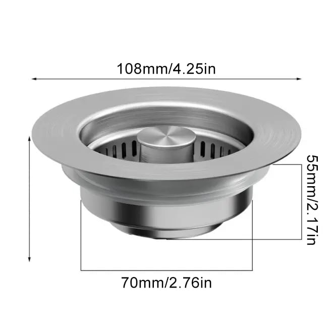 DrainGuard™ Wielofunkcyjny filtr odpływowy 3 w 1