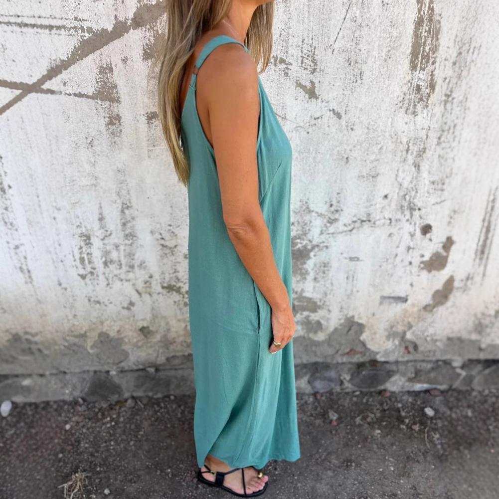 Edda Lovato™ Kombinezon na co dzień z kieszeniami i regulowanymi ramiączkami