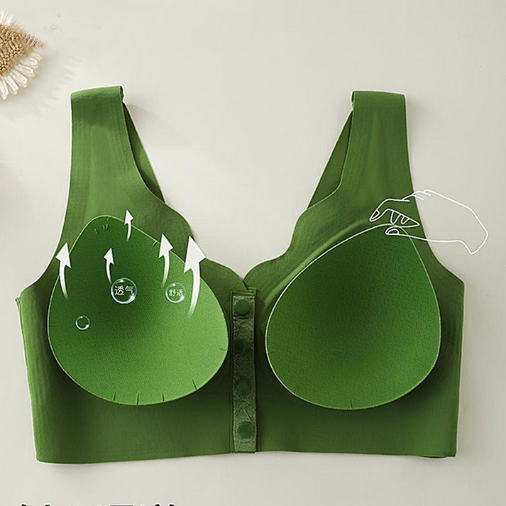 Elisabetta Recchia™ Biustonosz gładki z zapięciem z przodu zapewniający maksymalny komfort