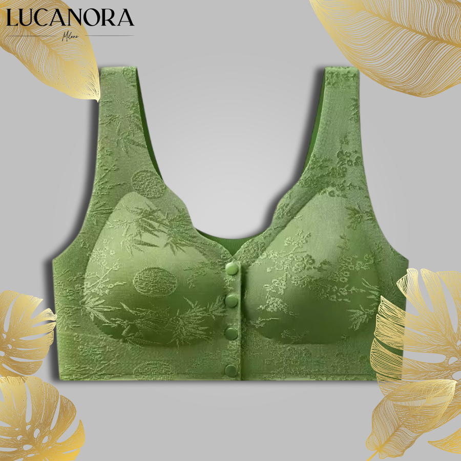 Elisabetta Recchia™ Biustonosz gładki z zapięciem z przodu zapewniający maksymalny komfort