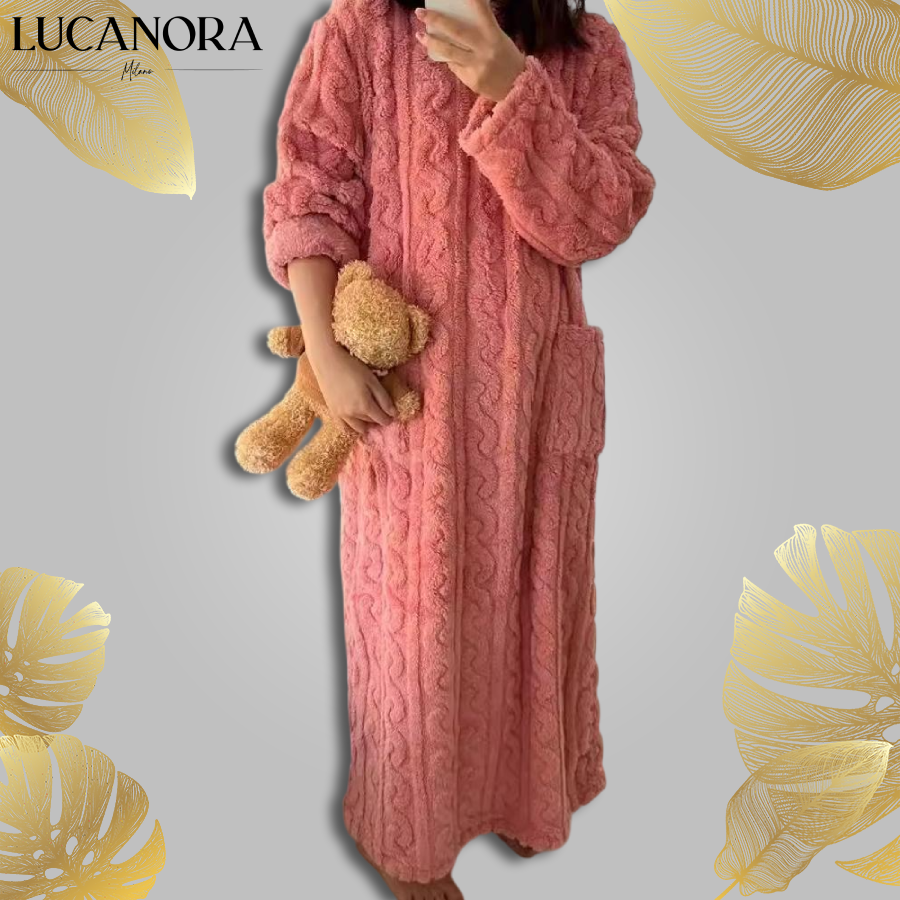 Estella Panaro™ Ciepła polarowa koszula nocna