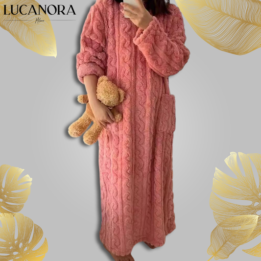 Estella Panaro™ Ciepła polarowa koszula nocna