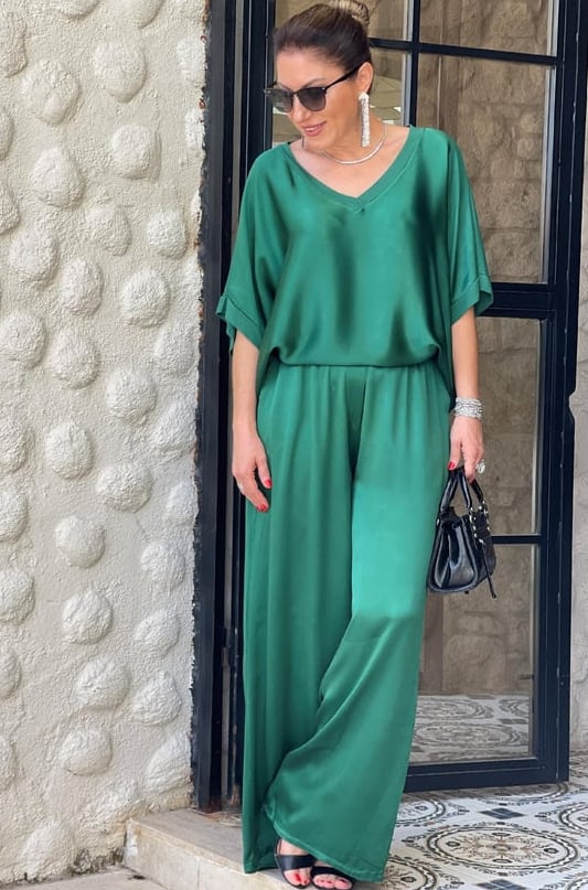 Eva di Muro™ Dwuczęściowy zestaw z dekoltem w serek