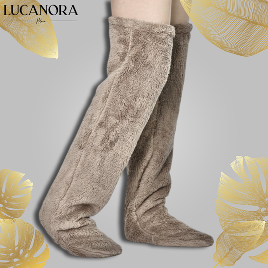 FluffStep™ Miękkie polarowe skarpetki za kolano zapewniające maksymalny komfort