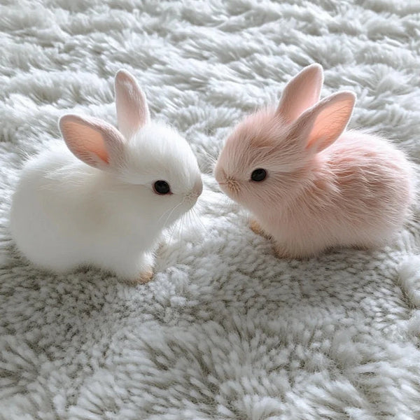 FluffyHop™ Pluszowy skaczący króliczek