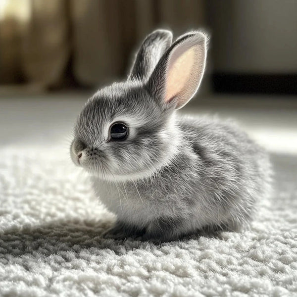 FluffyHop™ Pluszowy skaczący króliczek