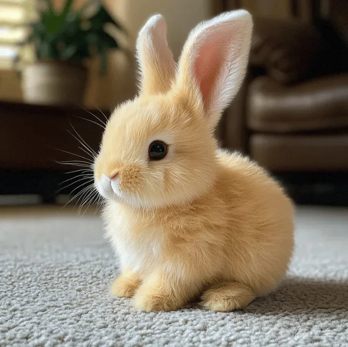 FluffyHop™ Pluszowy skaczący króliczek