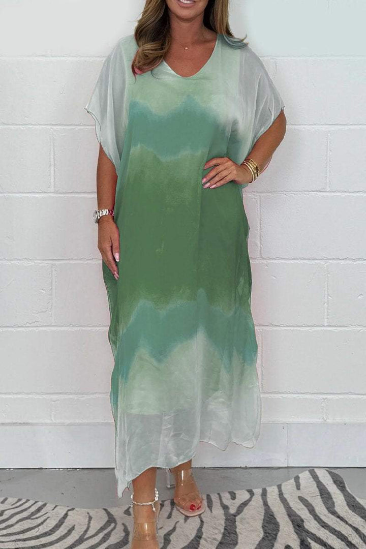 Foca Morganti™ Sukienka Maxi z efektem dip dye