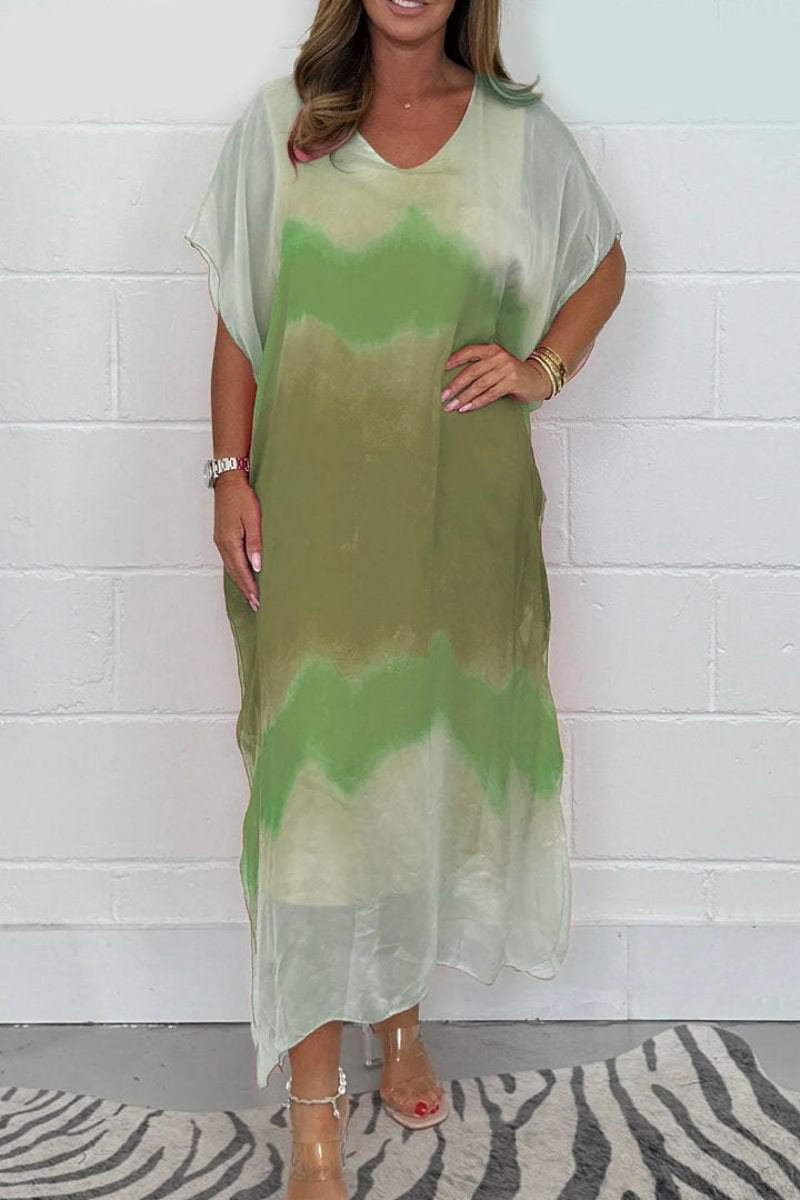 Foca Morganti™ Sukienka Maxi z efektem dip dye